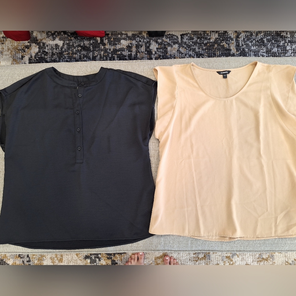 Womens Satin Tops (2 Pack)